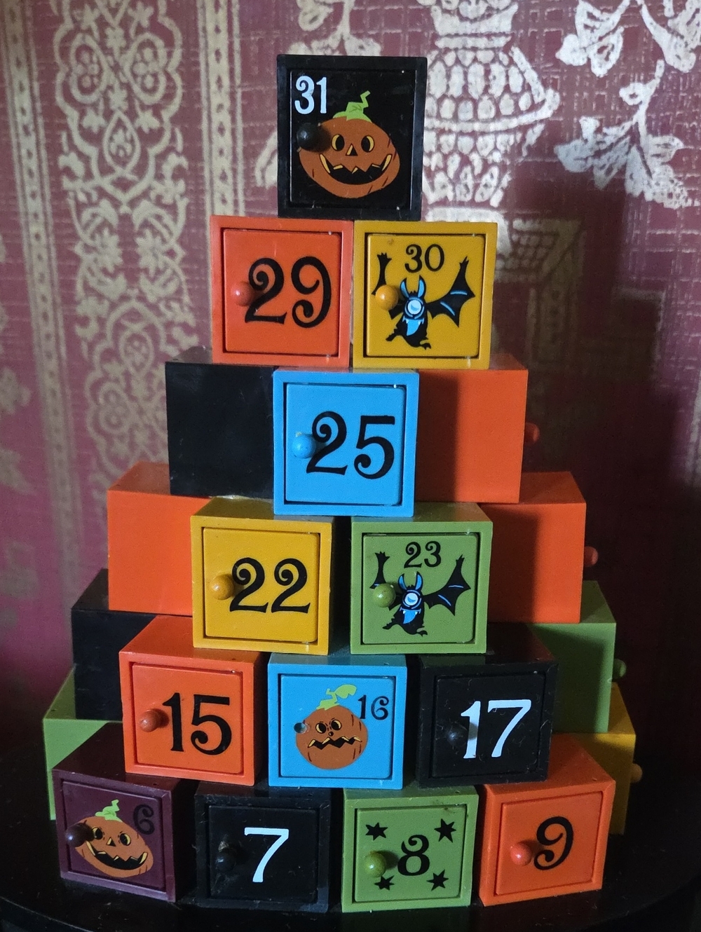 Halloween 3D Plastic ADVENT CALENDER